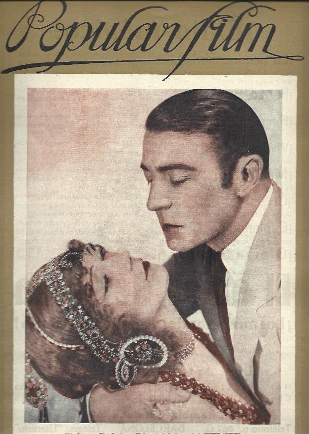 LAMINA 37898: Portada con Gilda Gray y Clive Brook en El demonio de la danza