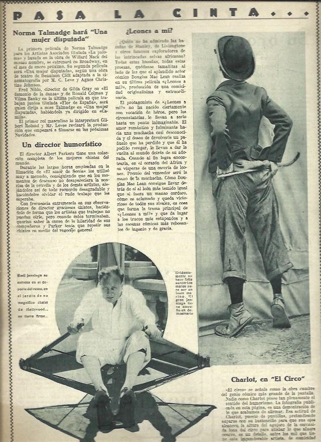 LAMINA 37903: Charlot en El Circo
