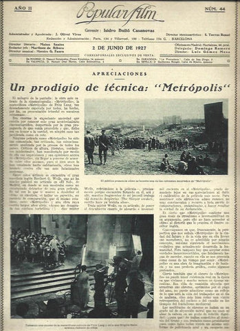 LAMINA 37878: Escenas de Metropolis 