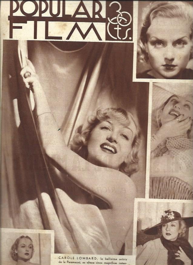 LAMINA 37862: Portada con Carole Lombard