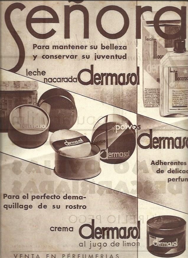 LAMINA 37875: Publicidad de leche nacarada Dermasol