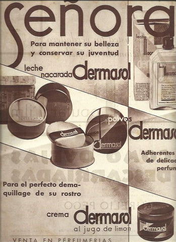 LAMINA 37875: Publicidad de leche nacarada Dermasol