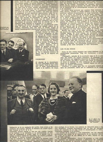 LAMINA 37792: M.F. Alvar con Marie Glory