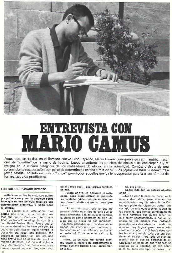 LAMINA 37590: Mario Camus