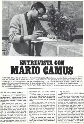 LAMINA 37590: Mario Camus