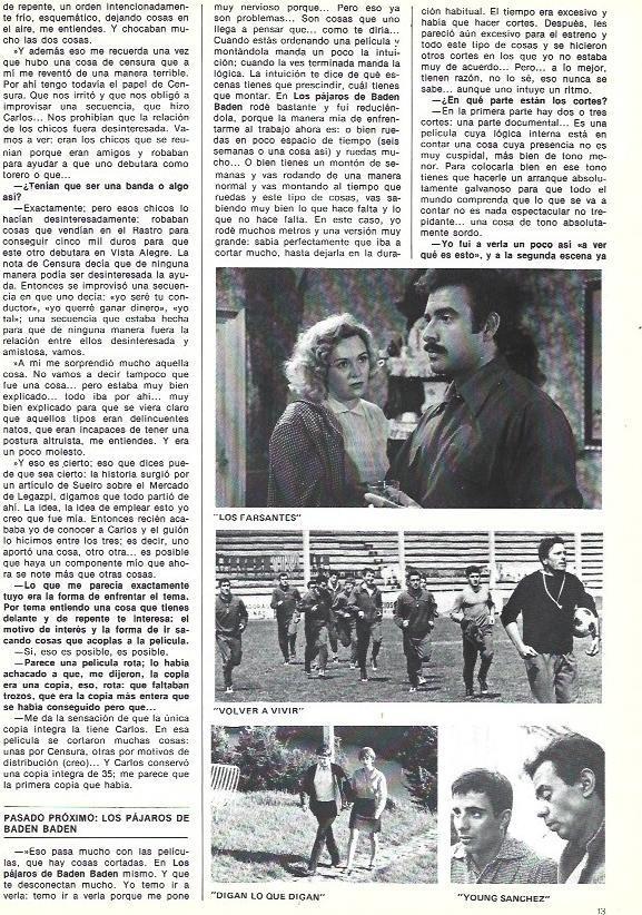 LAMINA 37591: Escenas de Los farsantes, Volver a vivir y Digan lo que digan