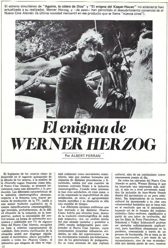 LAMINA 37595: Werner Herzog