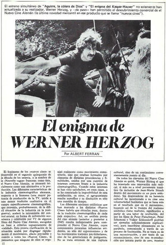 LAMINA 37595: Werner Herzog