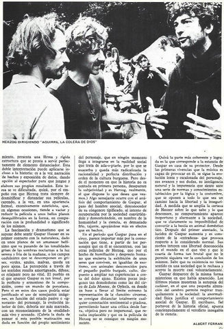 LAMINA 37597: Werner Herzog en el rodaje de Aguirre, la colera de Dios