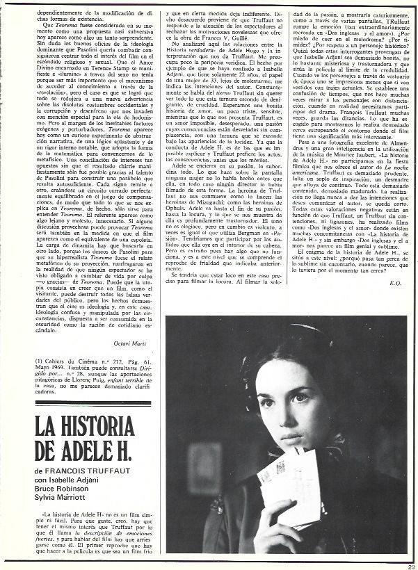 LAMINA 37599: Isabelle Adjani 