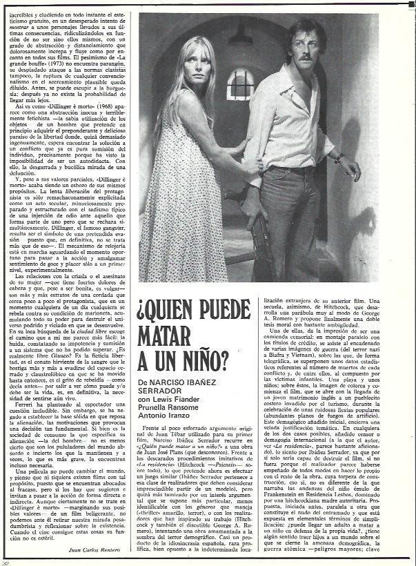 LAMINA 37600: Escena de ¿Quién puede matar a un niño?
