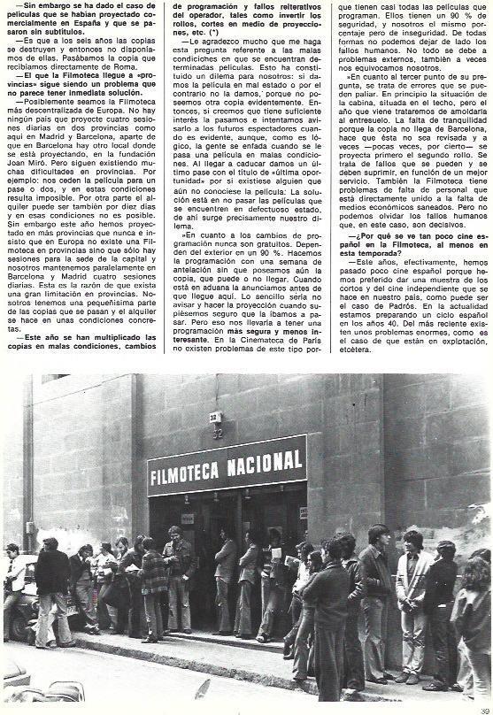 LAMINA 37603: Colas en la Filmoteca Nacional de Madrid