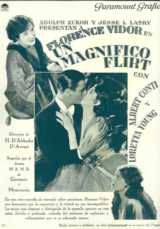 LAMINA 37576: Florence Vidor en Un magnifico flirt