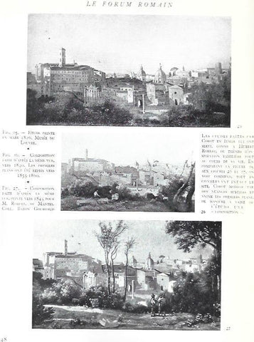 LAMINA 37552: El foro romano, obras de Corot