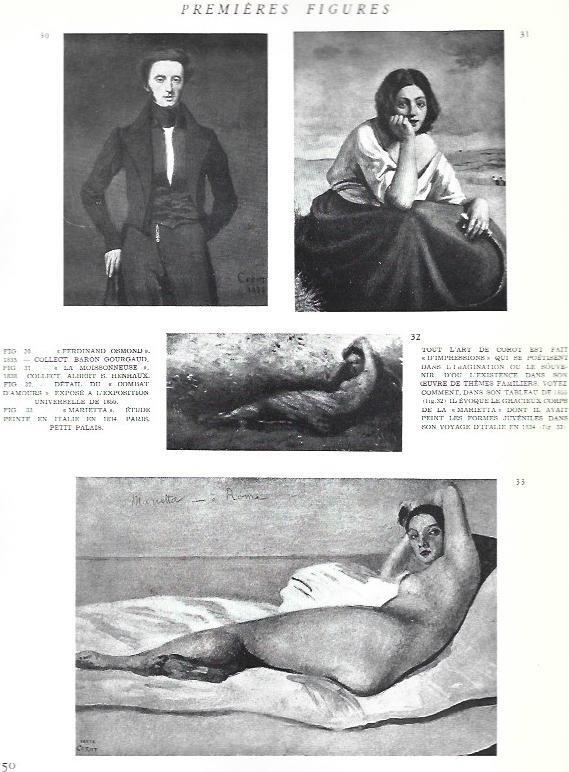 LAMINA 37553: Retratos por Corot