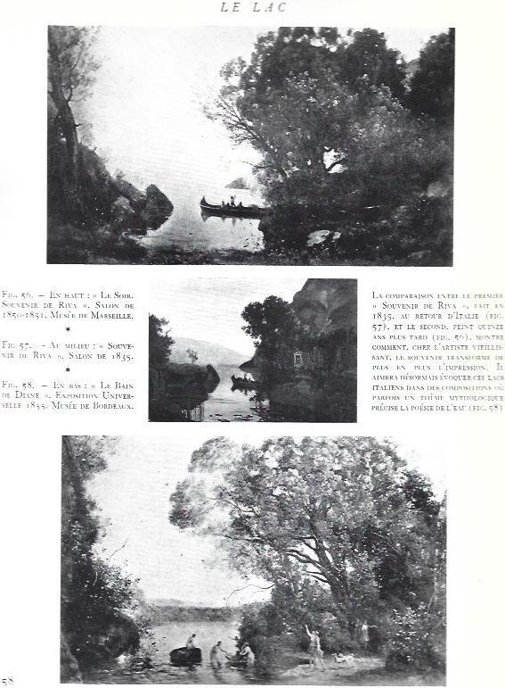LAMINA 37557: El Lago, por Corot