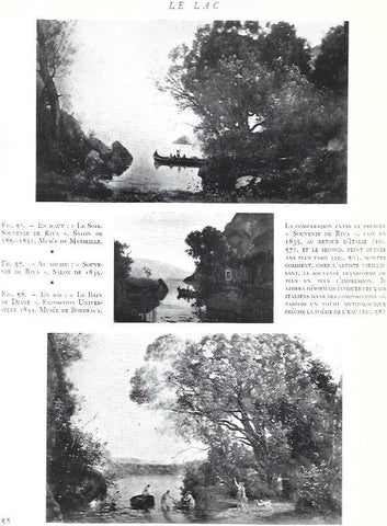 LAMINA 37557: El Lago, por Corot