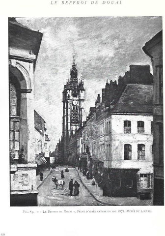 LAMINA 37562: Le Beffroi de Doum, por Corot