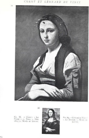 LAMINA 37563: La Femme a la perle, por Corot