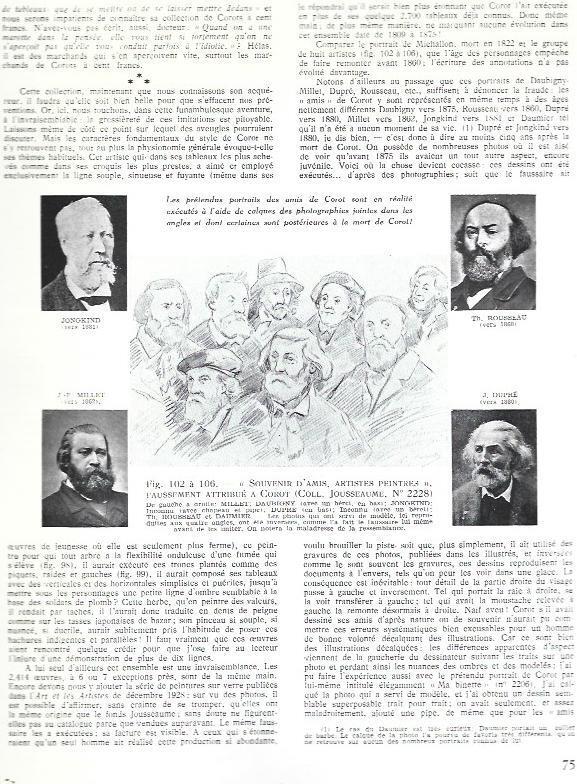 LAMINA 37566: Jongkind, Millet, Rousseau y J. Dupre