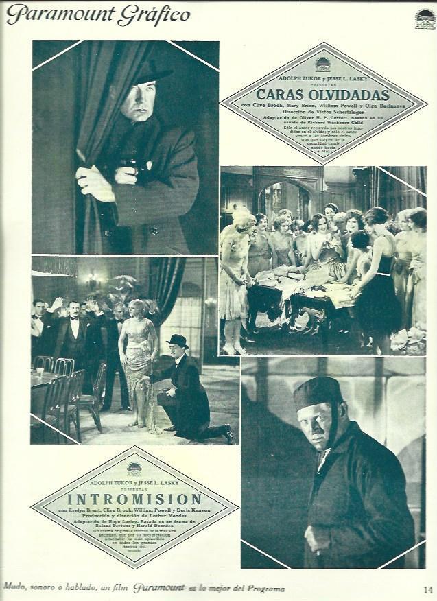 LAMINA 37575: Escenas de Caras olvidadas y de  Intromision