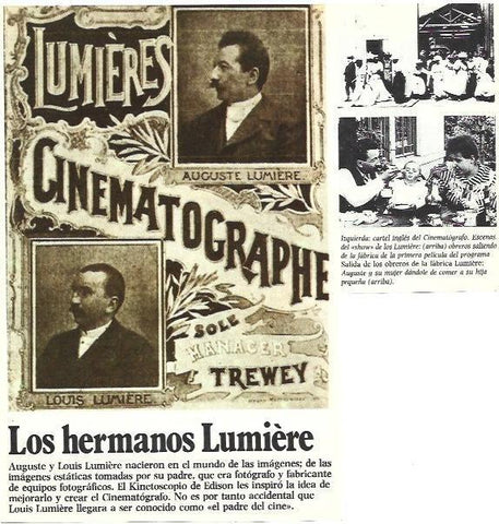 LAMINA 37641: Los hermanos Lumiere