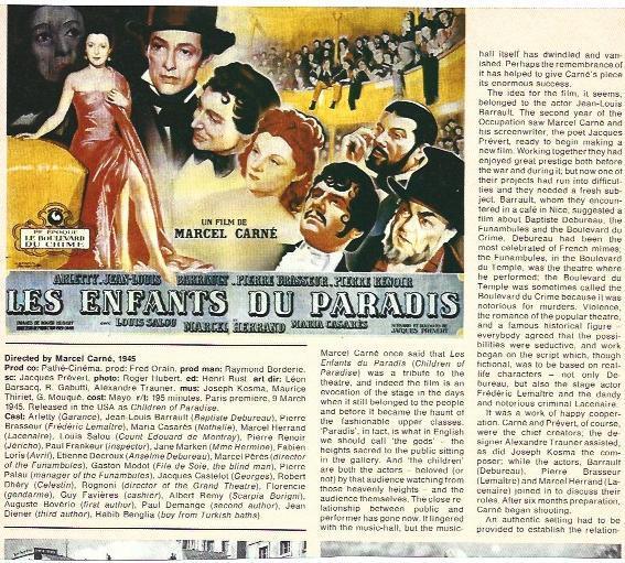 LAMINA 37643: Les enfants du paradis