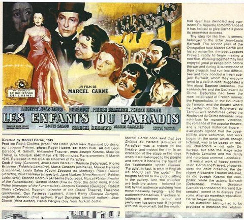 LAMINA 37643: Les enfants du paradis