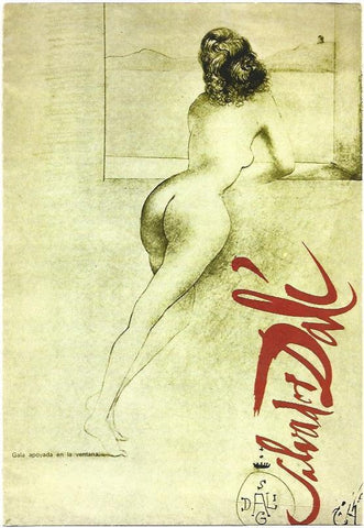 LAMINA 37645: Gala apoyada en la ventana, por Dali