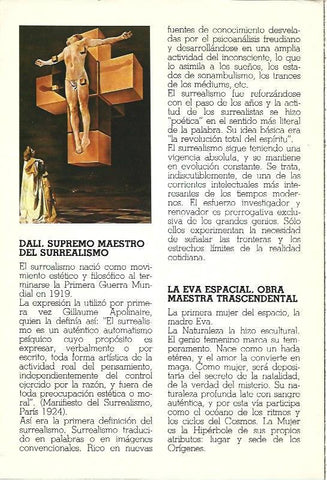 LAMINA 37647: El crucifijo, por Dali