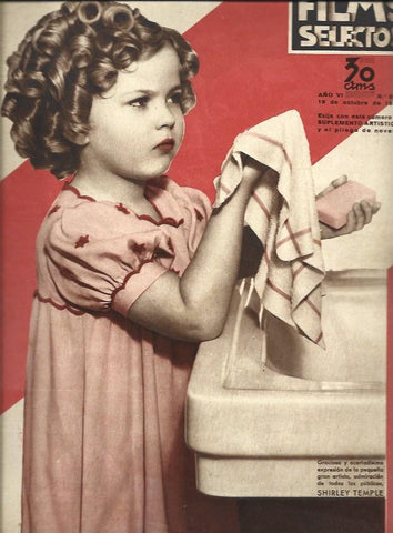 LAMINA 37791: Portada con Shirley Temple