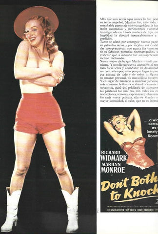 LAMINA 37624: Marilyn Monroe como cowgirl