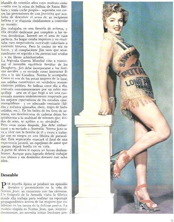 LAMINA 37626: Marilyn Monroe posando para publicidad