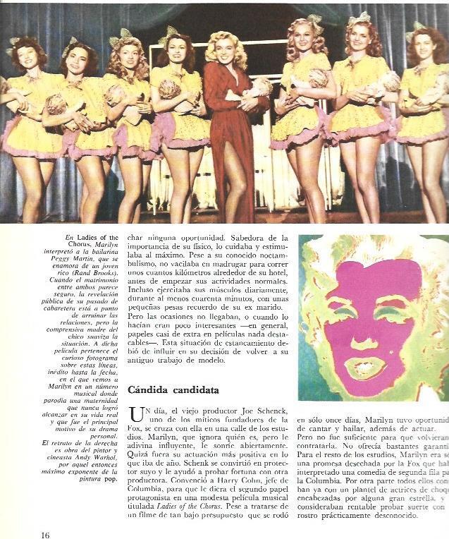 LAMINA 37629: Marilyn Monroe en Ladies of the Chorus