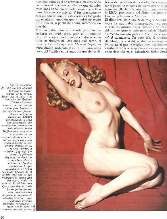 LAMINA 37631: Marilyn Monroe en foto de Playboy