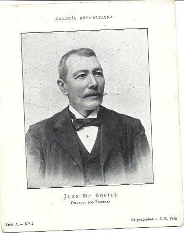OBRA 37743: El diputado Juan Maria Bofill