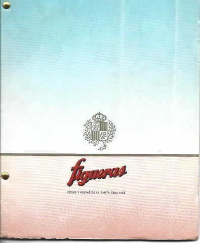 OBRA 37766: Programacion de cine en las Fiestas de Santa Cruz. Figueras 1958