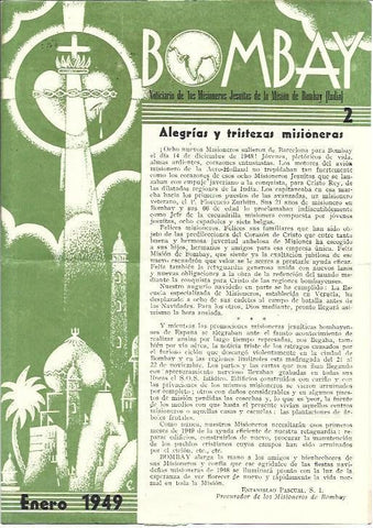 OBRA 37764: Bombay. Asociacion de Misioneros Jesuitas