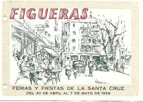 OBRA 37762: Programa Fiestas de la Santa Cruz de 1959. Figueres