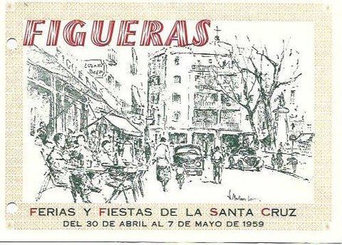 OBRA 37762: Programa Fiestas de la Santa Cruz de 1959. Figueres