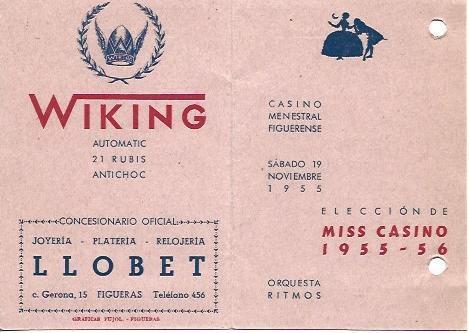 OBRA 37753: Eleccion Miss Casino 1955-56. Figueres