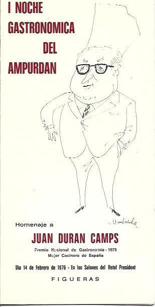 OBRA 37751: I Noche gastronomica del Ampurdan