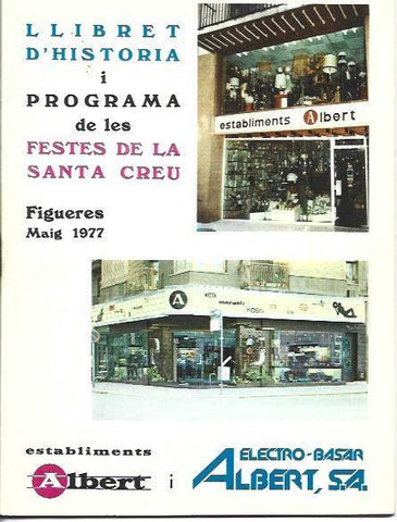 OBRA 37707: Llibret d'historia i programa Festes de la Santa Creu. Figueras