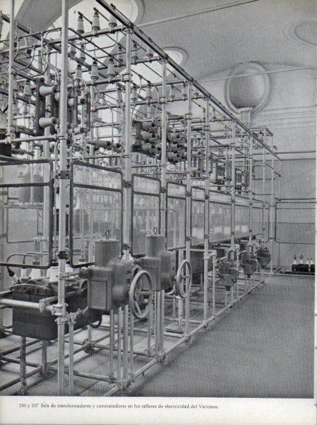 LAMINA V45709: Sala de transformadores de electricidad del Vaticano