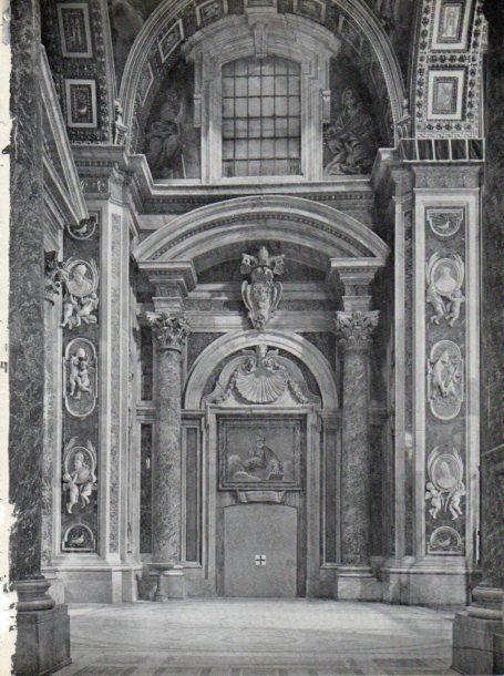 LAMINA V45715: Puerta Santa del Templo de San Pedro