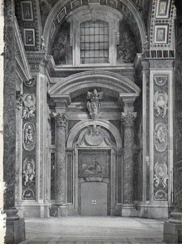 LAMINA V45715: Puerta Santa del Templo de San Pedro