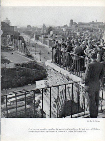 LAMINA V45728: Peregrinos en el Coliseo, Roma