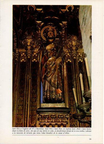 LAMINA V45811: San Nin esglesia del Pi a Barcelona