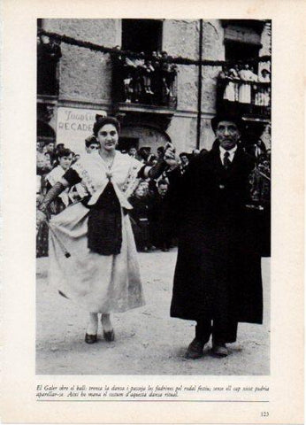 LAMINA V45821: El Galer i la fadrina danzant pels carrers