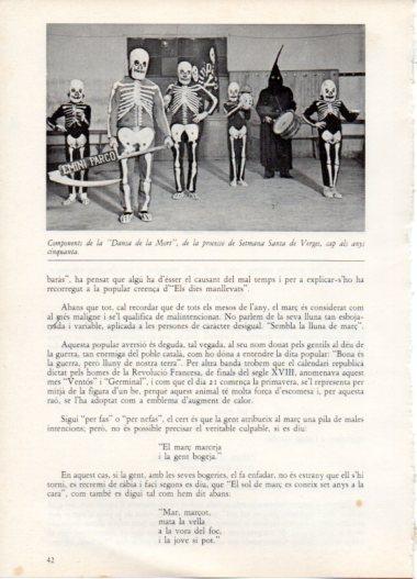 LAMINA V45784: Dansa de la Mort, Setmana Santa de Verges anys 50